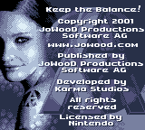 Keep the Balance screenshot 3 for GameBoy Color